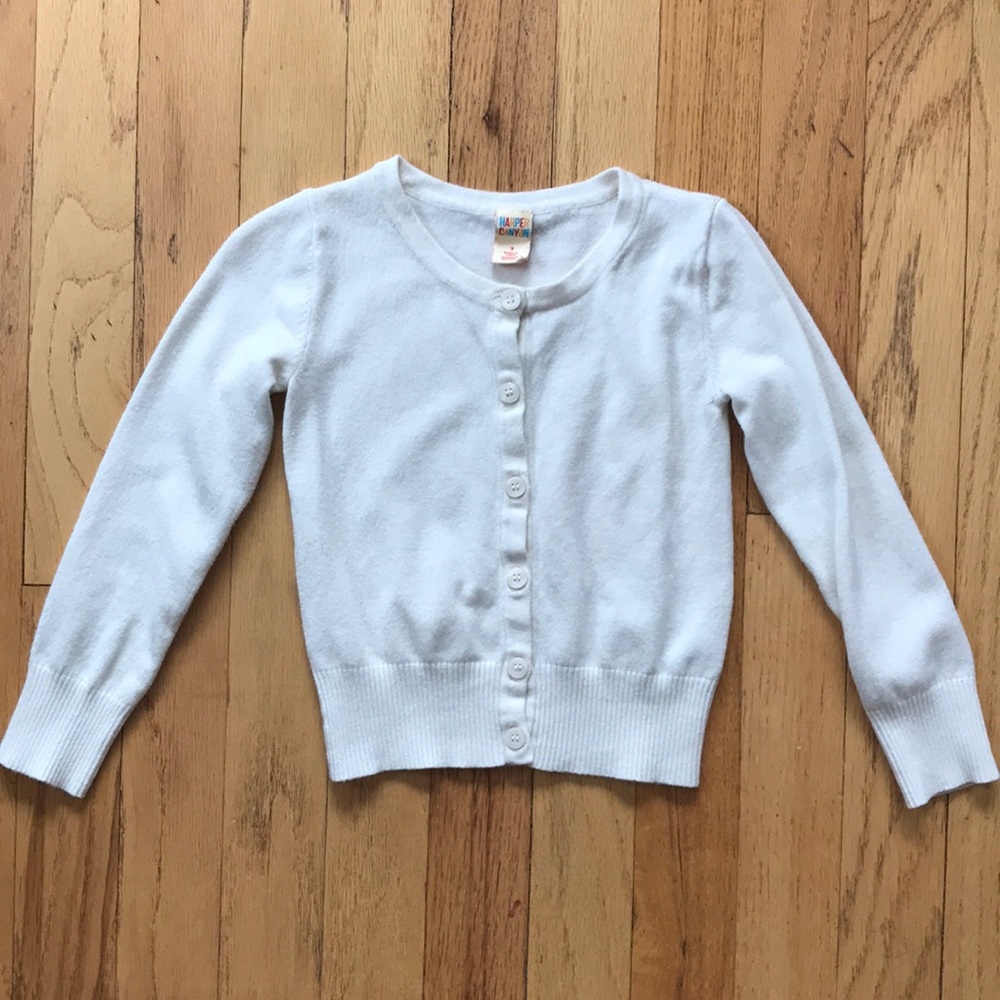 Nordstrom Cream Button Down Cardigan